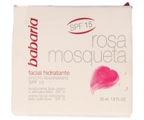 Crema Facial Hidratante 24h Rosa Mosqueta BABARIA 50 ml.