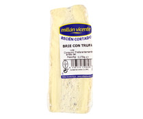 Queso brie con trufa Recién cortado MILLÁN VICENTE 175 g.