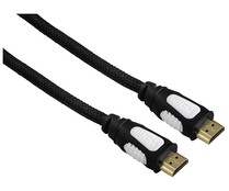 Cable HAMA de HDMI macho a HDMI macho, 1,5 metros, terminales dorados.