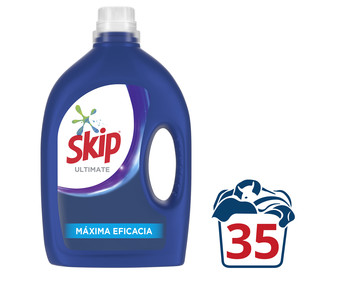 Detergente ultimate máxima eficacia SKIP 35 lavados. Detergente ultimate máxima eficacia SKIP 35 lavados.