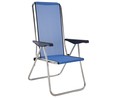 Sillón plegable para jardín, playa o piscina, medidas: 61x59x106 centímetros, EREDU.