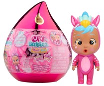 Muñeca bebé Pink Edition surtida con accesorios, BEBÉS LLORONES Lágrimas mágicas.