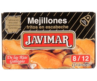 Mejillones en escabeche lata de 70 gramos Mejillones en escabeche lata de 70 gramos