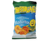 Plátano frito maduro dulce TORTOLINES bolsa de 114 g.