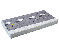 Colchón para cuna de 60x120cm, fibra poliester, ALCAMPO.