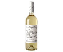 Vino  blanco con denominación de origen Rías Baixas SANTIAGO RUIZ botella de 75 cl.