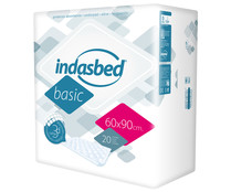 Protector absorbente desechable de 60 x 90 cm INDASBED Basic 20 uds.