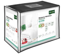 Relleno nórdico antiácaros para cama de 105cm, 300g/m², SAVEL.