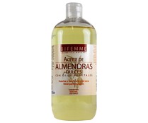 Aceite corporal de almendras dulces especial para piel seca BIFEMME 500 ml.