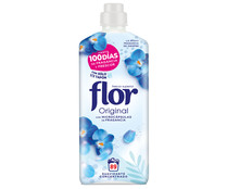 Suavizante concentrado con aroma a flor azul FLOR ORIGINAL 80 lav. 1,6 l.