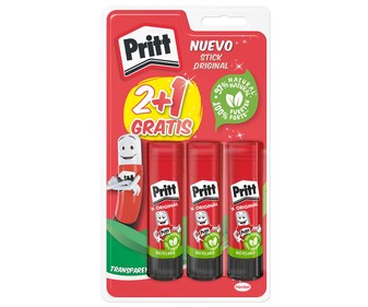 Lote de 3 barras adhesivas de 12 g PRITT. Lote de 3 barras adhesivas de 12 g PRITT.