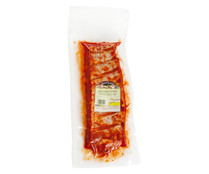 Tira de cositlla de cerdo adobada envasada al vacio CAYSAN