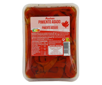 Pimiento asado en tiras, PRODUCTO ALCAMPO bandeja de 290 g. Pimiento asado en tiras, PRODUCTO ALCAMPO bandeja de 290 g.