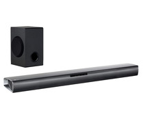 Barra de sonido LG SQC1, 160W, Subwoofer inalámbrico, BLUETOOTH, USB.