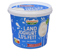 Yogur natural elaborado con leche de granja WEIDEGLUCK 1 kg