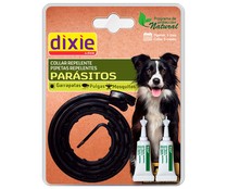 Collar + 2 pipetas repelentes para perros DIXIE 