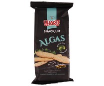 Barritas de pan crujientes con algas marinas SNACKIUM VELARTE 67 g. Barritas de pan crujientes con algas marinas SNACKIUM VELARTE 67 g.