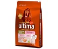 Pienso de salmón, arroz y verduras para perros de +10kg, ULTIMA SENSIBLE, saco de 7 kg.