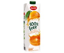 Zumo de naranja sin azúcares añadidos JUVER 1 l.