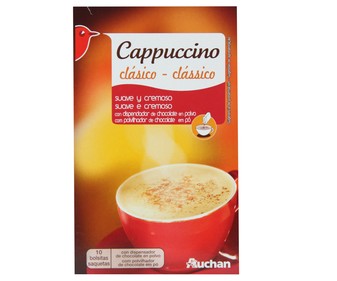 Café cappuccino en sobres 147 gramos Café cappuccino en sobres 147 gramos