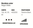 Spray de pintura acrílica, negro mate, MONTANA COLORS, 400ml.