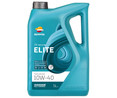 Aceite sintético para vehículos con motores de gasolina o diesel, REPSOL Élite Multiválvulas 10W-40 5 litros.