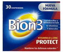 Complemento alimenticio que ayuda a mantener las defensas naturales del organismo BION 3 Protect 30 uds.