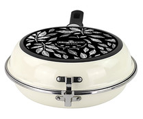 Sartén para tortillas en acero esmaltado de 24cm, apto para inducción, MAGEFESA Cream.