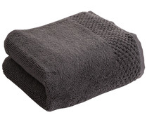 Toalla de ducha 100% algodón color gris 500g/m² ACTUEL.