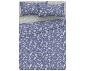 Juego de sábanas de microfibra con diseño surtido para cama de 135cm. ACTUEL. Juego de sábanas de microfibra con diseño surtido para cama de 135cm. ACTUEL.