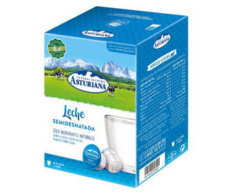 Leche en semidesnatada 160 gramos LA ASTURIANA | Alcampo Compra Online