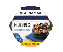 Mejillones cocidos en su jugo AGUINAMAR 900 g