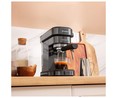 Cafetera espresso CECOTEC Cafelizzia 890 Dark, presión 20 bar, vaporizador, Modo Auto 1-2 cafés, calienta tazas.