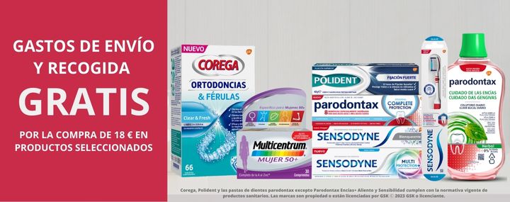 Gastos de envío y recogida gratis