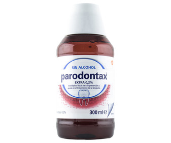 Antiséptico bucal sin alcohol para el tratamiento y prevención de la gingivitis PARODONTAX 300 ml. Antiséptico bucal sin alcohol para el tratamiento y prevención de la gingivitis PARODONTAX 300 ml.