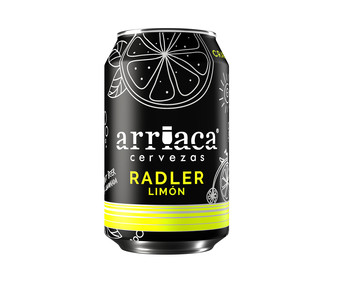 Cerveza con zumo natural de limón ARRIACA RADLER 33 cl. Cerveza con zumo natural de limón ARRIACA RADLER 33 cl.