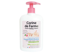 Crema extra suave para rostro y cuerpo, especial pieles sensibles CORINE DE FARMA 500 ml.