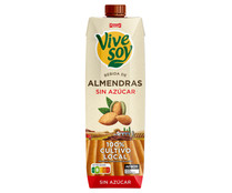 Bebida de almendras sin azúcar, de cultivo 100% local VIVESOY de Pascual 1 l.