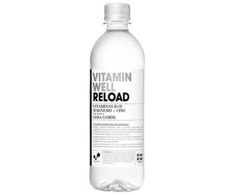 Agua vitaminada VITAMIN WELL RELOAD botella de 50 cl. Agua vitaminada VITAMIN WELL RELOAD botella de 50 cl.