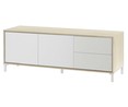 Mueble de TV de 2 puertas y 2 cajones, FORES.