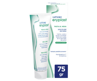 Pasta al agua que calma y protege las posibles irritaciones de la piel del lactante y del bebé LUTSINE Eryplast 75 g. Pasta al agua que calma y protege las posibles irritaciones de la piel del lactante y del bebé LUTSINE Eryplast 75 g.