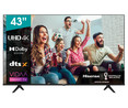 Televisión 109,22 cm (43") LED HISENSE 43A6BG 4K, HDR10+, SMART TV, WIFI, BLUETOOTH, TDT HD, USB reproductor, 3HDMI, 160HZ.