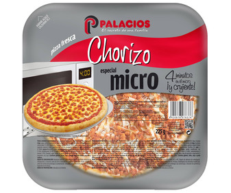 Mini pizza de chorizo 225 gramos Mini pizza de chorizo 225 gramos