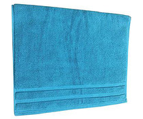 Alfombra de baño color azul 100% algodón 1200g/m², 50x80cm ACTUEL.