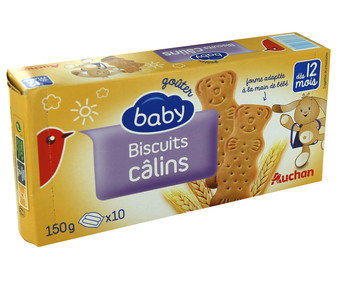 Galletas para bebés a partir de 12 meses ALCAMPO BABY 150 g. Galletas para bebés a partir de 12 meses ALCAMPO BABY 150 g.