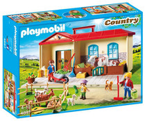 Escenario de juego Granja en maletín, Country 4897 PLAYMOBIL. Escenario de juego Granja en maletín, Country 4897 PLAYMOBIL.