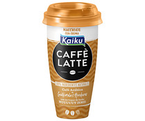 Bebida de café arábica de Guatemala y Honduras,con un toque de leche KAIKU Caffe latte 230 ml.