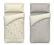 Juego de funda nórdica para cama de 90cm, polialgodón reciclado, 50 hilos, ACTUEL. Modelos surtidos, 1 unidad.