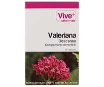 Valeriana VIVE PLUS 50 càpsulas de 25 g.