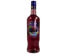 Licor de mora sin alcohol RIVES botella de 70 cl.